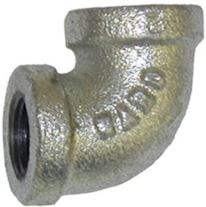 Pipe elbow-1/4″Fx45°, Sch 40 GS
