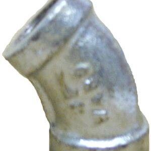 Pipe elbow-3/8″Fx45°, Sch 40 GS