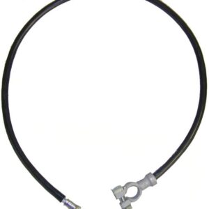 Battery cable-25″ clamp/eye (Black)