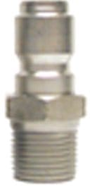 SS quick connect plug-3/8″M x 3/8″MNPT