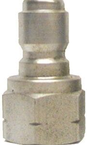 SS quick connect plug-3/8″M x 3/8″FNPT